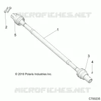 TREN, REAR PROP SHAFT