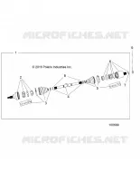 DRIVE TRAIN, TRASERO DEL EJE DE TRANSMISION