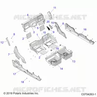 CARROCERÍA POSTERIOR CLOSEOFF, FENDERS AND FLOOR