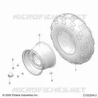 RUEDAS, REAR TIRE