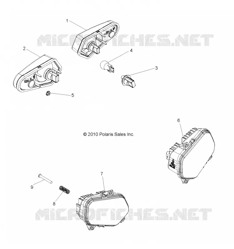 FAROS, LUZ DE LA COLAS and BULBS