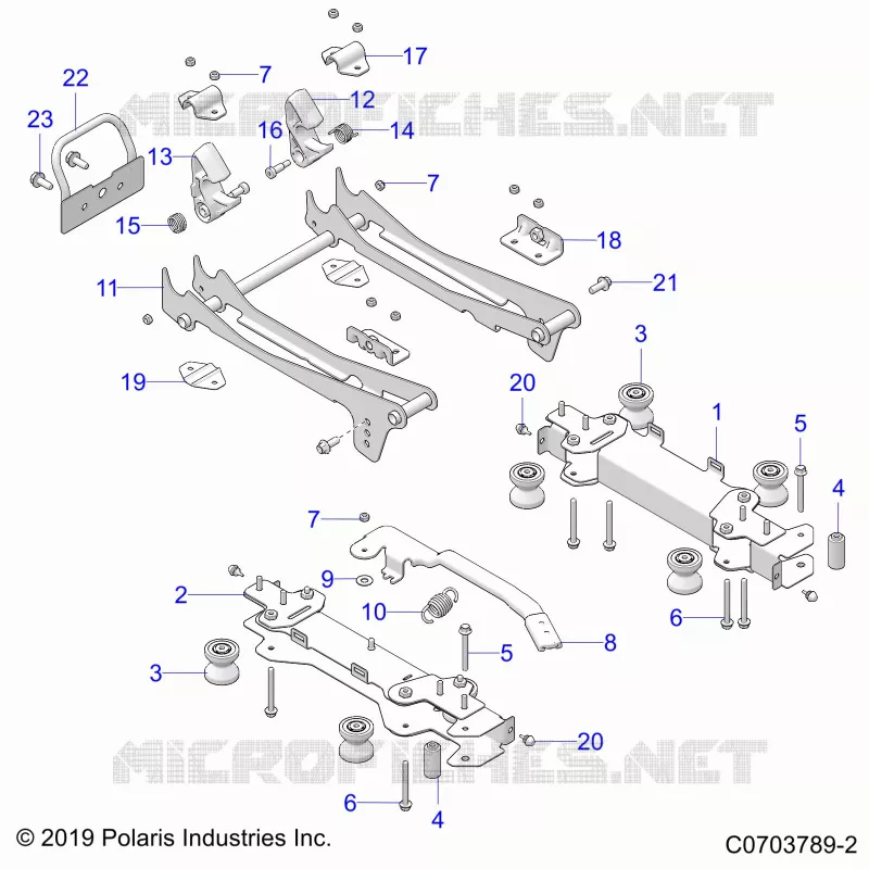 ASIENTO MOUNTING, FRONT