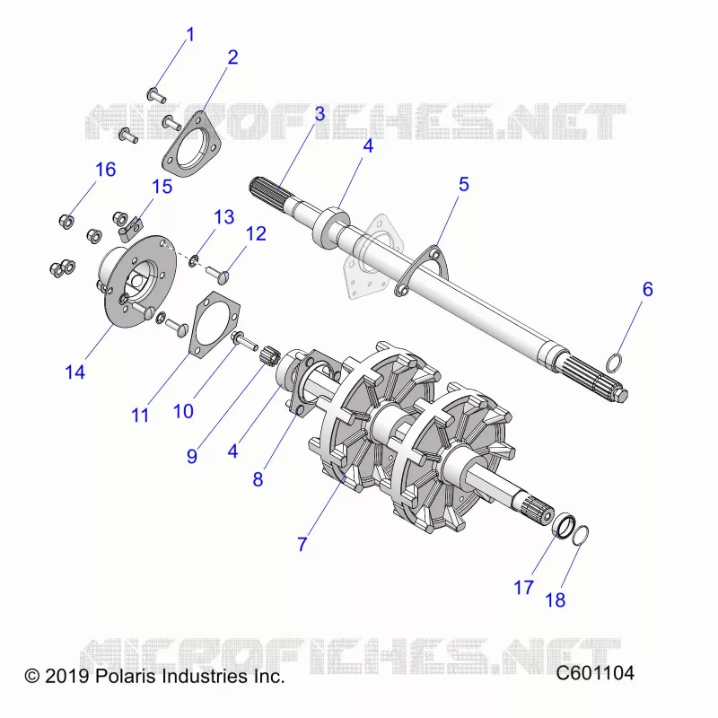 TREN, JACKSHAFT AND DRIVESHAFT