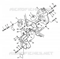CAJA DE ENGRANAJES Y FRENO DE MONTAJE Sport 400L W98BA38C (4947234723B013)