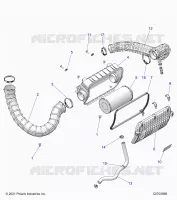 ENGINE, TOMA DE AIRE SYSTEM