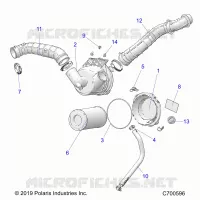 ENGINE, TOMA DE AIRE SYSTEM