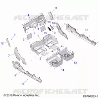 CARROCERÍA POSTERIOR CLOSEOFF, FENDERS AND FLOOR