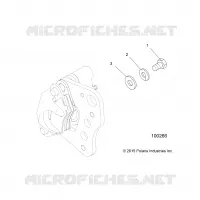 FRENO FRONTAL CALIPER MOUNTING