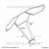 CARROCERÍA POSTERIOR BUMPER, TRAIL
