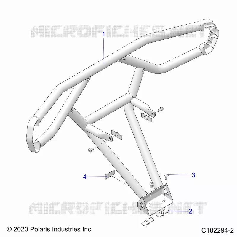 CARROCERÍA POSTERIOR BUMPER, TRAIL