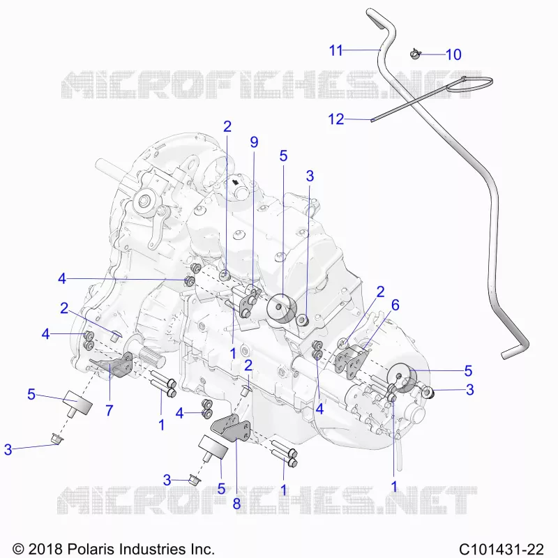 ENGINE, TRANSMISIÃ“N MOUNTING & LONG BLOCK
