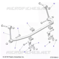 SUSPENSION, FRONT, BARRA ESTABILIZADORA