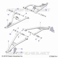 SUSPENSIÃ“N DELANTERA CONTROL ARMS