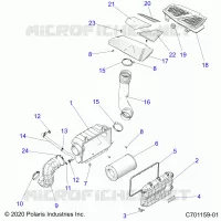 ENGINE, TOMA DE AIRE SYSTEM