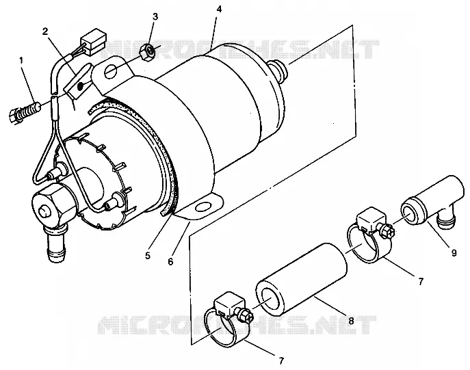 BOMBA DE COMBUSTIBLE 500 EFI 0942774 and EFI SKS 0942574 (4924982498036A)