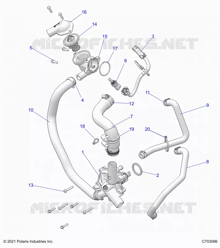 MOTOR, WATERPUMP AND BYPASS