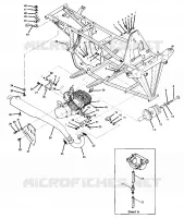 ENGINE AND SOPORTE ESCAPE (4916331633005A)