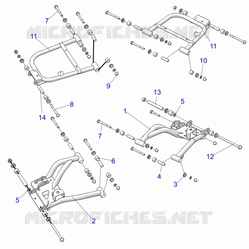 SUSPENSION TRASERA CONTROL ARMS