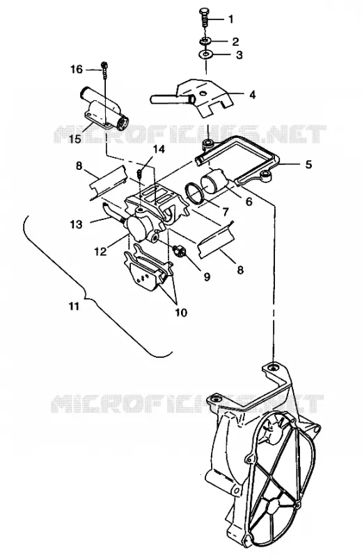 FRENO 600 XC 0981758 (4944194419B008)