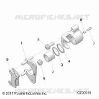 FRENO TRASERO CALIPER