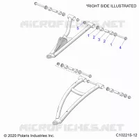 SUSPENSIÃ“N DELANTERA A-ARM, MOUNTING