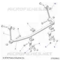 SUSPENSION, FRONT, BARRA ESTABILIZADORA