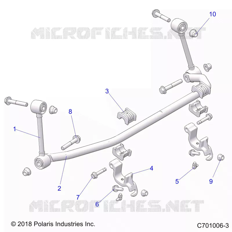 SUSPENSION, FRONT, BARRA ESTABILIZADORA