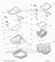 DELANTERA CAJA DE ALMACENAMIENTO