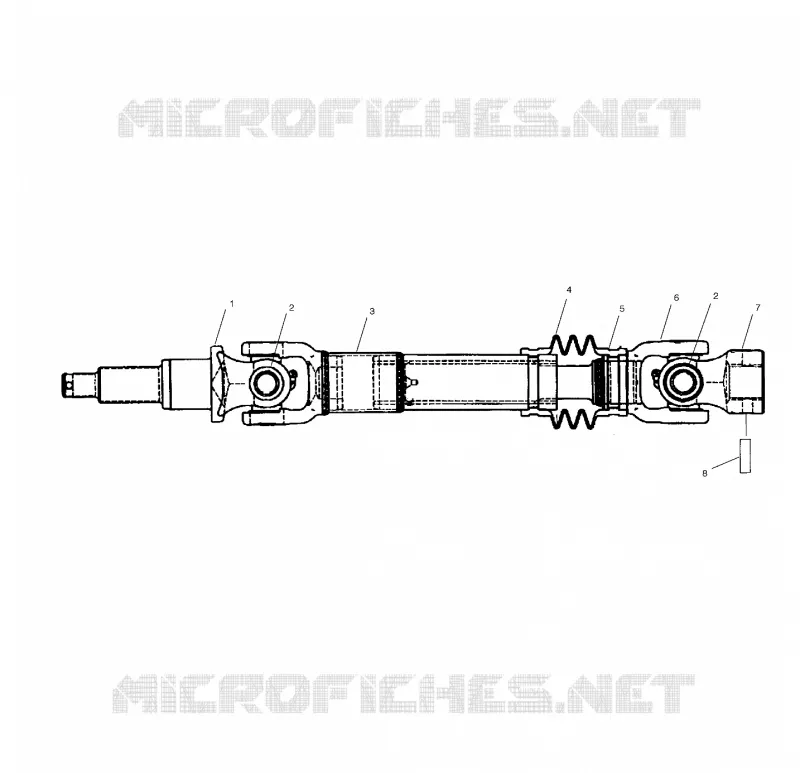 MID AXLE EJE DE TRANSMISIÓN (RH)