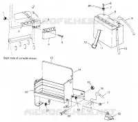 CAJA DE BATERIA WIDETRAK LX 0962064 and EUROPEAN WIDETRAK LX E962064 (4931643164B014)