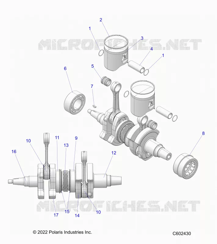 ENGINE, PISTON AND CIGUEÑAL