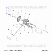 SUSPENSION, TRASERO ARM PAR
