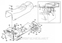 ASIENTO Y TANQUE DE GAS ULTRA TOURING 0985378 and EUROPEAN ULTRA TOURING E985378 (4943404340A009)