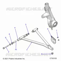 SUSPENSION, A-ARM AND PUNTAL MOUNTING