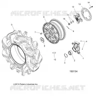 RUEDAS, REAR AND HUB