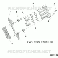 BRAKES, PINZA TRASERA