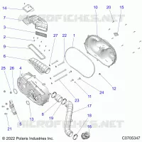 TREN, CLUTCH COVER AND DUCTING