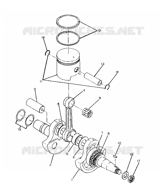 CIGUEÑAL AND PISTÓN ASSEMBLY BIG BOSS 4X6 (4919801980038A)