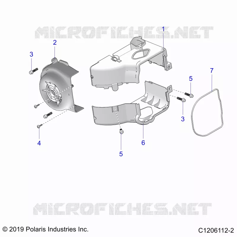 ENGINE, FAN COVER AND SUDARIO