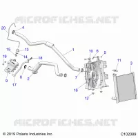 ENGINE, SISTEMA DE REFRIGERACIÃ“N AND WATER PUMP