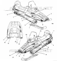 ETIQUETAS WIDETRAK LX 0952064 and  EUROPEAN WIDETRAK LX E952064 (4928942894A012)