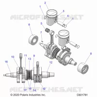 ENGINE, PISTON AND CIGUEÑAL