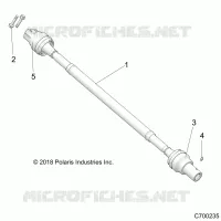 TREN, REAR PROP SHAFT