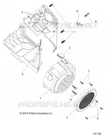 ENGINE, FAN COVER AND SUDARIO COMP