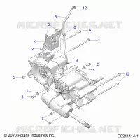 TREN, MAIN GEARCASE MOUNTING