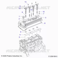 ENGINE, TAPA DE LA VÃLVULA