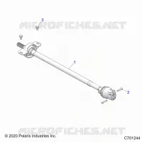 TREN, FRONT PROP SHAFT
