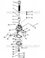 CARBURADOR WIDETRAK GT 0962061 AND EUROPEAN WIDETRAK GT E962061 (4931623162C010)