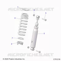 SUSPENSION, CHOQUE FRONTAL MOUNTING