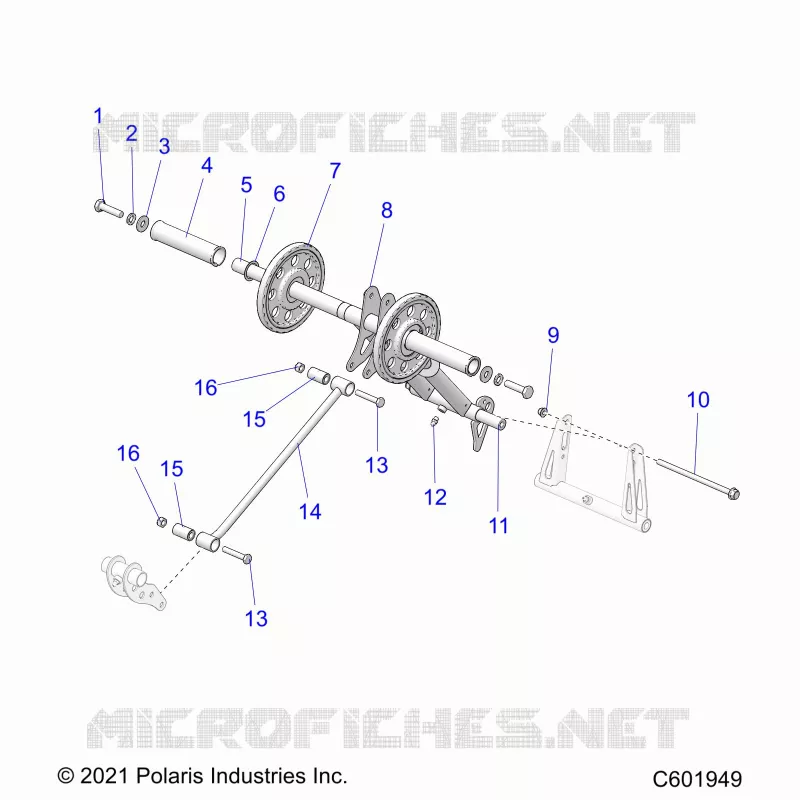 SUSPENSION, TRASERO ARM PAR